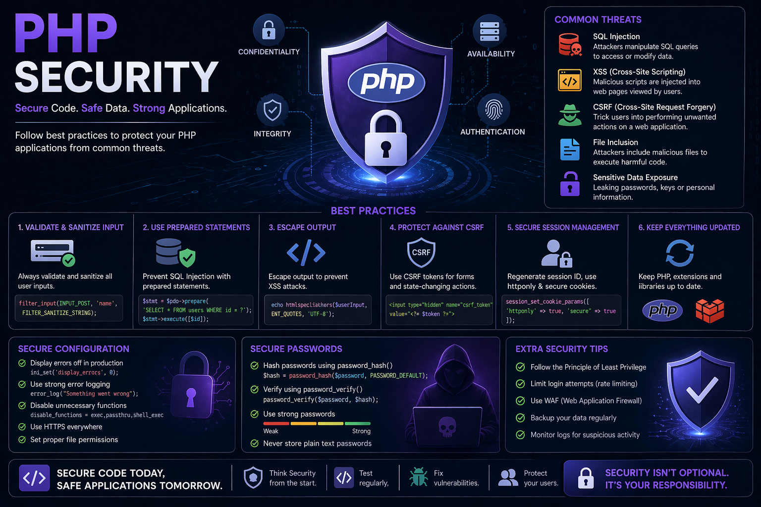 PHP Security Best Practices for 2025