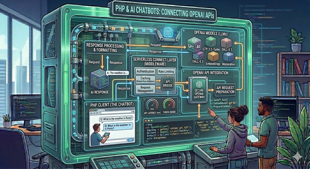 PHP & AI Chatbots: Connecting OpenAI APIs