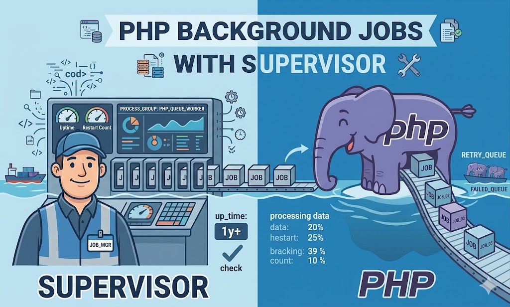 PHP Background Jobs with Supervisor