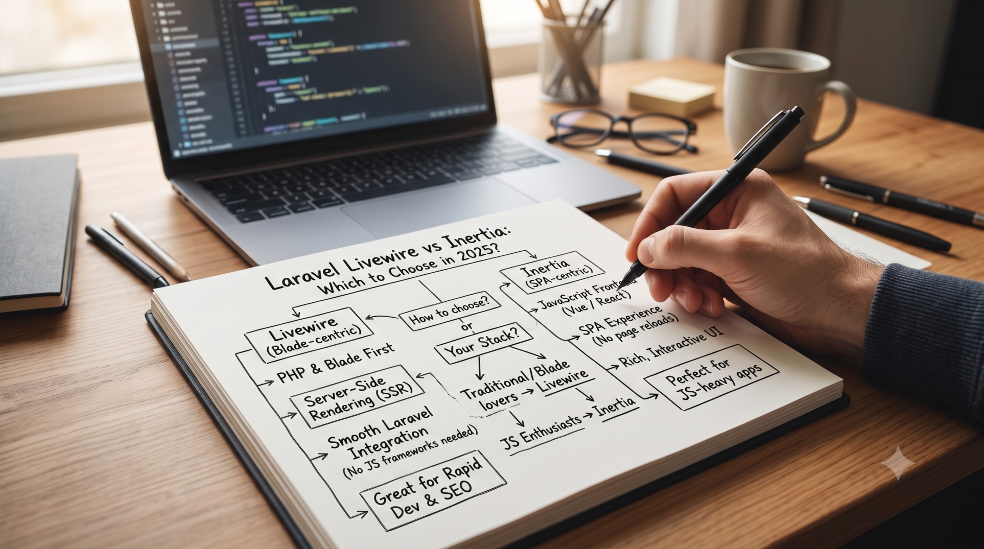 Laravel Livewire vs Inertia: Which to Choose in 2025