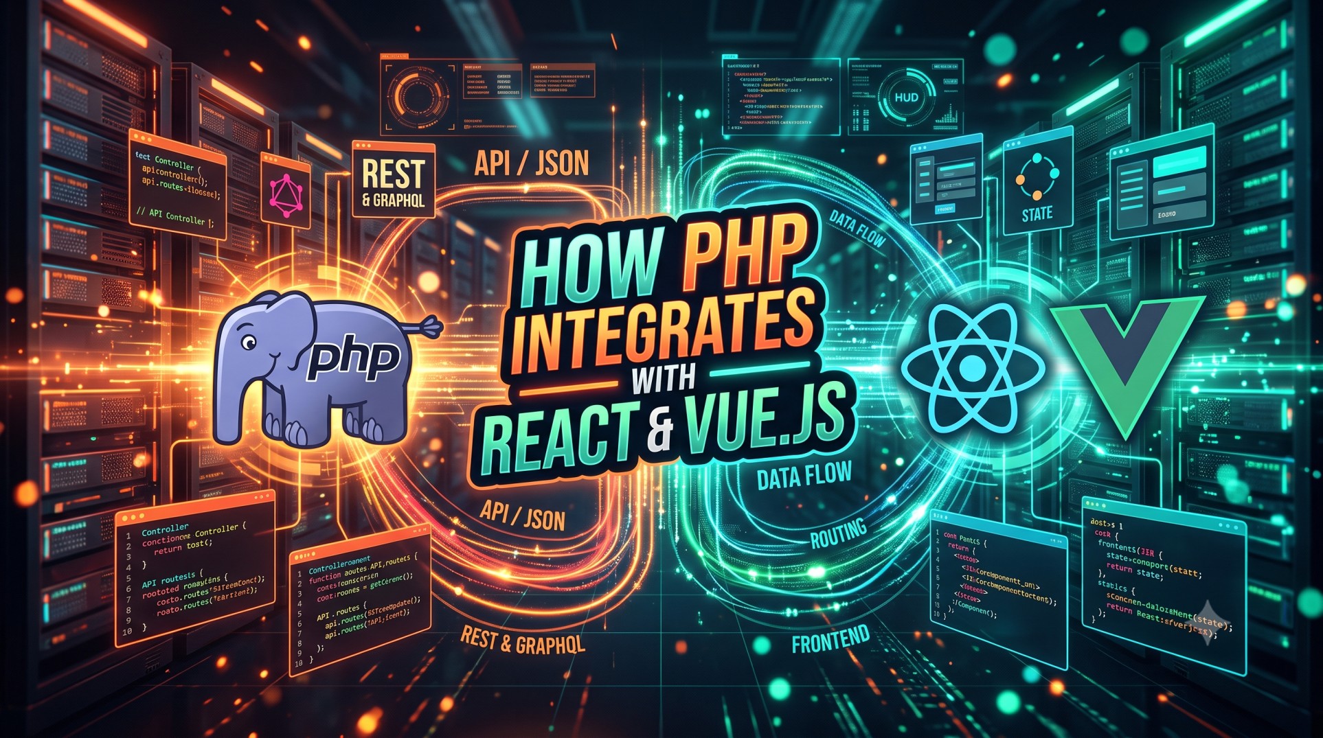 How PHP Integrates with React and Vue.js