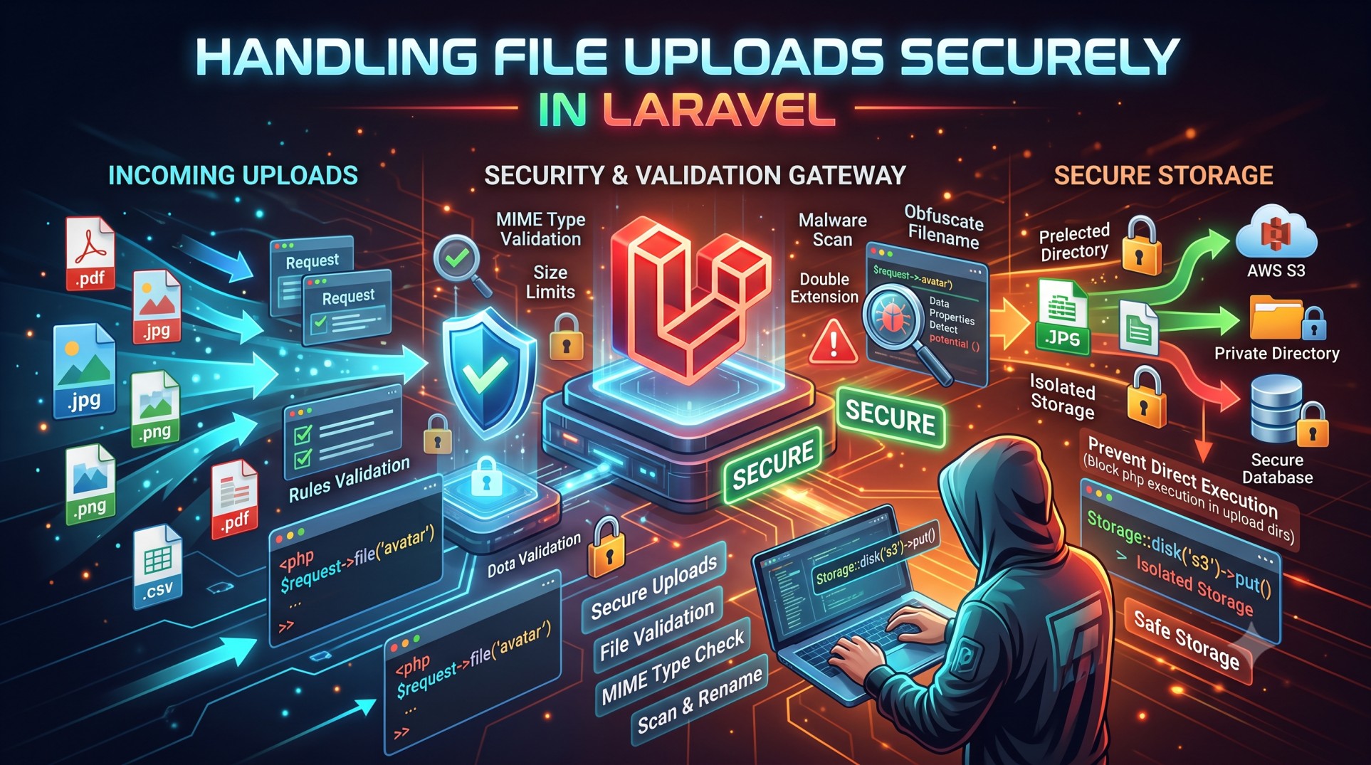 Handling File Uploads Securely in Laravel