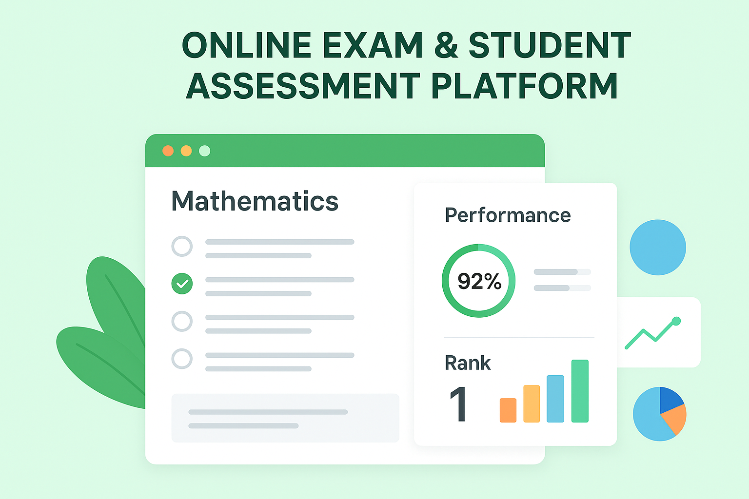 Smart Online Exam & Student Assessment Platform