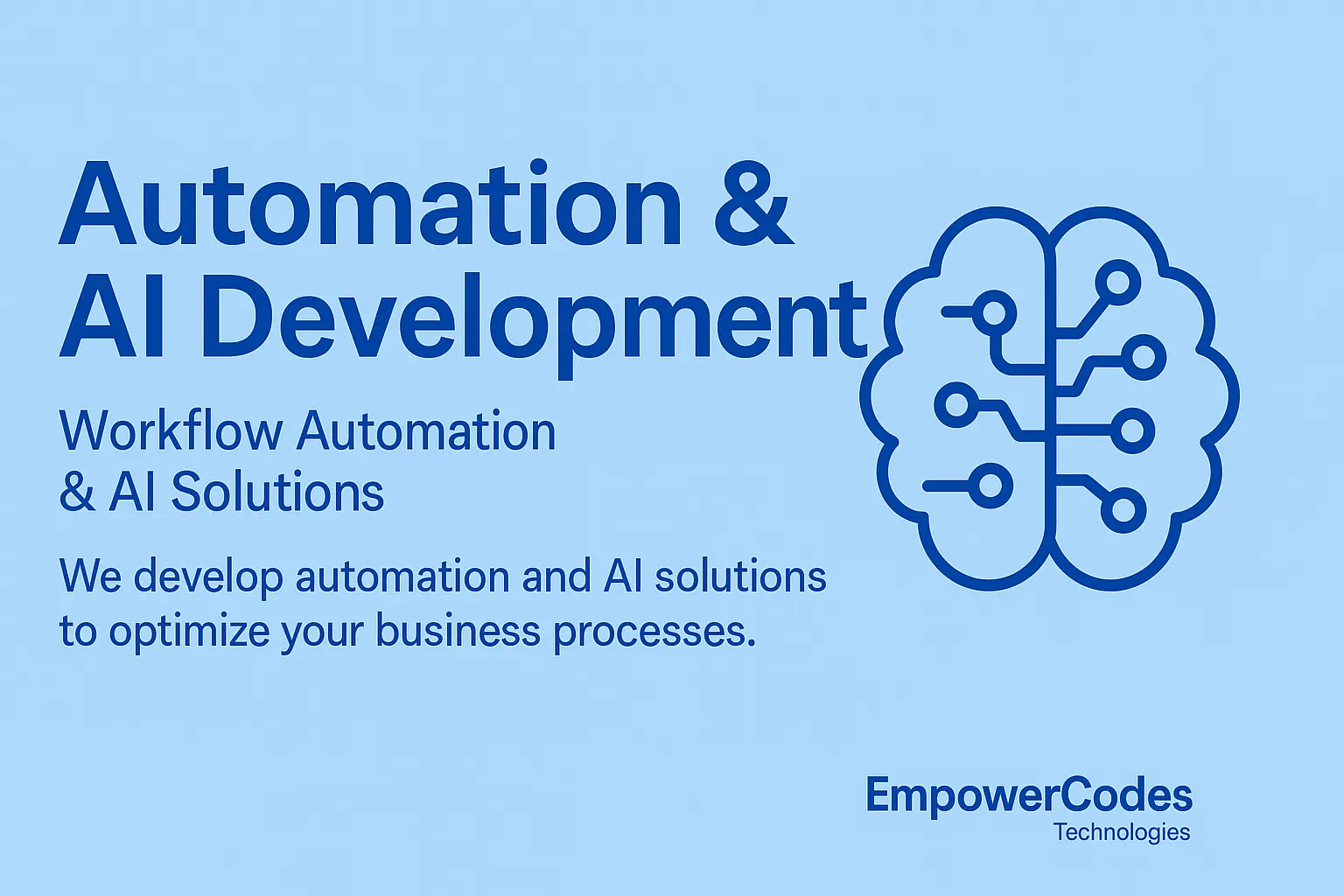 Practical Automation & AI Development for Real Business Workflows