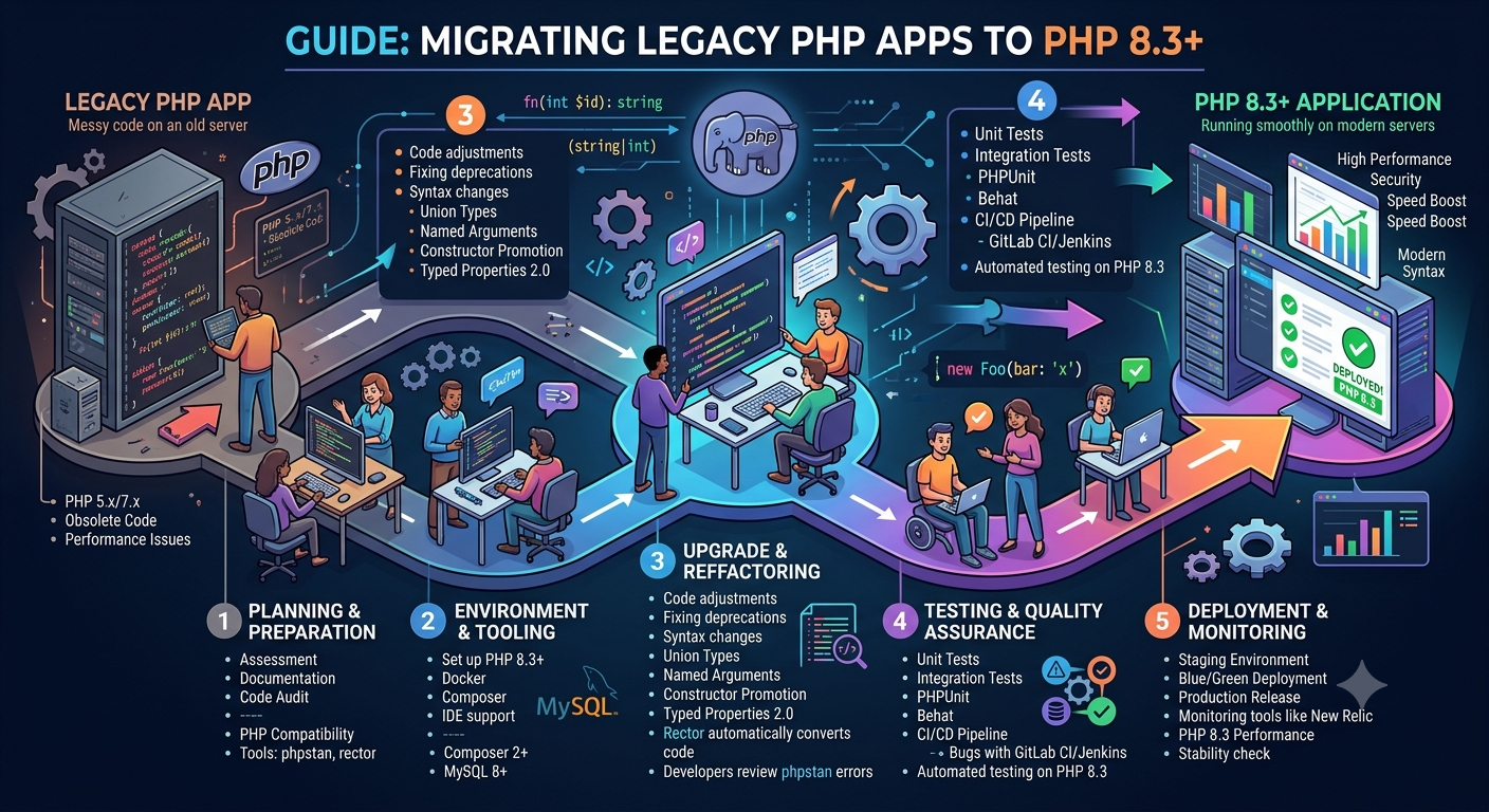 How to Migrate Legacy PHP Apps to PHP 8.3+