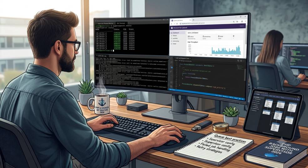 PHP Background Jobs with Supervisor