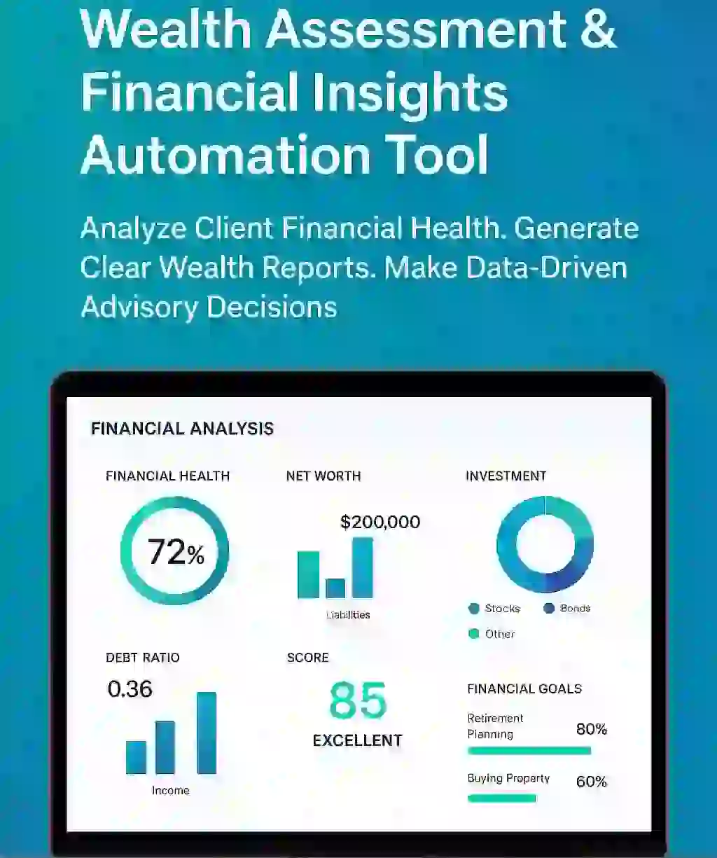 Wealth Assessment & Financial Insights Automation Tool