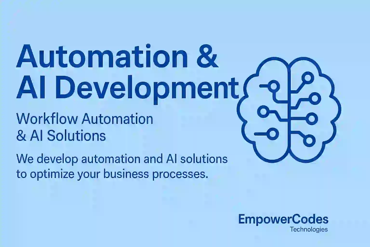 Practical Automation & AI Development for Real Business Workflows